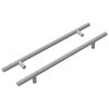 vidaXL Schrankgriff 2 stk. Silber 300 mm Edelstahl