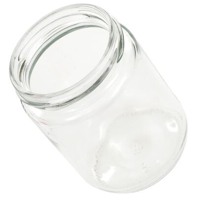 vidaXL Marmeladengläser mit Weißem/Rotem Deckel 96 Stk. 230 ml
