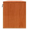 vidaXL Wandschrank Wachsbraun 100 x 30 x 35 cm Massives Kiefernholz