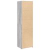 vidaXL Highboard Grau Sonoma-Eiche 50x41x185 cm Holzwerkstoff