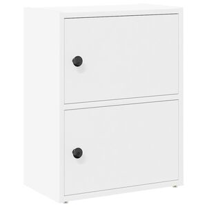 vidaXL B&uuml;cherregal Wei&szlig; 40x24x52 cm Holzwerkstoff