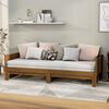 vidaXL Ausziehbares Tagesbett Braun Massivholz Kiefer 2x(90x190) cm