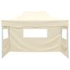 vidaXL Party-Zelt Creme 280 x 410 x 315 cm Oxford-Stoff