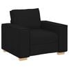 vidaXL Sofa Stuhl Schwarz 100x78x84 cm Stoff