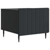 vidaXL Couchtisch mit Schubladen Schwarz 49 x 50 x 42 cm Holzwerkstoff
