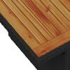 vidaXL Garten-Sofa-Set 8 pcs Schwarz Poly-Rattan