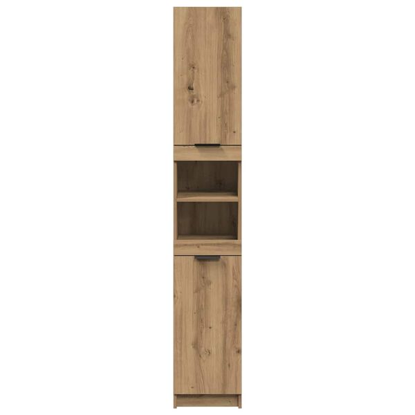 vidaXL Badschrank Artisan-Eiche 32x34x188,5 cm Holzwerkstoff