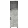 vidaXL Badezimmerschrank mit Speicher Beton Grau 30 x 35 x 95 cm