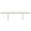 vidaXL Markise Manuell Einziehbar mit Pfosten 3,5x2,5 m Creme