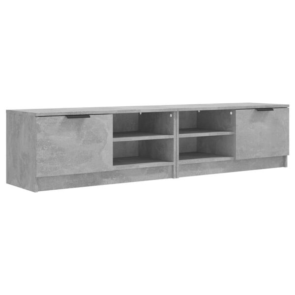 vidaXL TV-Schr&auml;nke 2 Stk. Betongrau 80x35x36,5 cm Holzwerkstoff