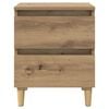 vidaXL Bettschr&auml;nke 2 pcs Artisan-Eiche 40 x 35 x 50 cm Holzwerkstoff