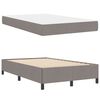 vidaXL Boxspringbett Taupe 120 x 190 cm Stoff