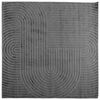 vidaXL Innen- und Au&szlig;enteppich PALMERAS Anthrazit 200 x 200 cm