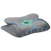 vidaXL Nackenkissen Grau Viscoschaum 58 x 38 x 12 cm
