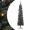 vidaXL K&uuml;nstlicher Weihnachtsbaum mit 300 LEDs mit St&auml;nder Gr&uuml;n 210 cm