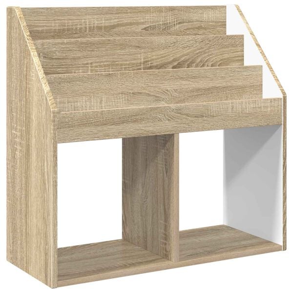 vidaXL Kinderregal Sonoma-Eiche 72,5 x 29,5 x 69 cm Holzwerkstoff