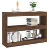 vidaXL B&uuml;cherregal/Raumteiler Braun Eichen-Optik 100x30x72 cm