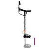 vidaXL Metalldetektor mit LCD-Display 3 Modi 19 cm Spule Schwarz