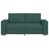 vidaXL 2-Sitzer Sofa Dunkelgr&uuml;n 180x78x84 cm Stoff