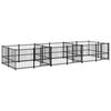 vidaXL Outdoor-Hundezwinger Stahl 11,26 m&sup2;
