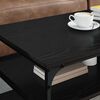 vidaXL Couchtisch Schwarz Eichen-Optik 100 x 50 x 45 cm Holzwerkstoff