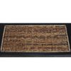 vidaXL Bank 120 cm Abaca Dunkelbraun