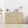 vidaXL Sideboard Sonoma-Eiche 120 x 36 x 69 cm Holzwerkstoff