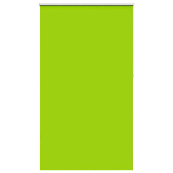 vidaXL Verdunkelungsrollo Gr&uuml;n 125x210cm Stoffbreite 121,6cm Polyester