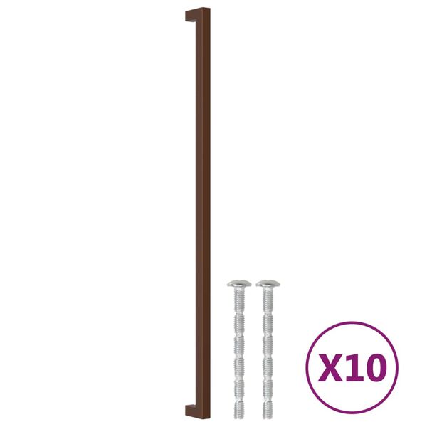 vidaXL M&ouml;belgriffe 10 Stk. Bronzen 480 mm Edelstahl