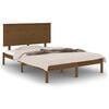 vidaXL Massivholzbett Honigbraun Kiefer 140x190 cm