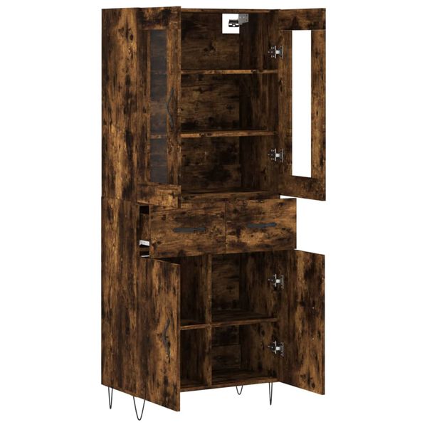 vidaXL Highboard R&auml;uchereiche 69,5x34x180 cm Holzwerkstoff