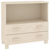 vidaXL Sideboard HAMAR Honigbraun 85x35x80 cm Massivholz Kiefer