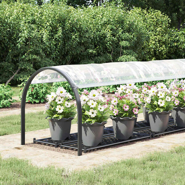 vidaXL Transparente Plane mit &Ouml;sen 1x4 m Polyethylen