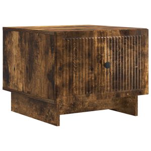 vidaXL Couchtisch Ger&auml;ucherte Eiche 49 x 50 x 40 cm Holzwerkstoff
