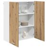 vidaXL H&auml;ngeschrank Artisan-Eiche 80 x 31 x 100 cm Holzwerkstoff
