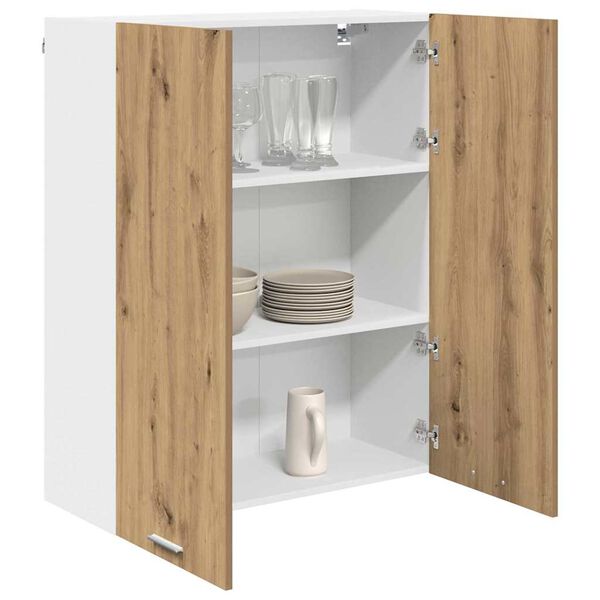 vidaXL H&auml;ngeschrank Artisan-Eiche 80 x 31 x 100 cm Holzwerkstoff