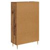 vidaXL Highboard Altholz 69,5 x 31 x 115 cm Engineered Wood und Glas