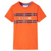 Kinder-T-Shirt Dunkelorange 92