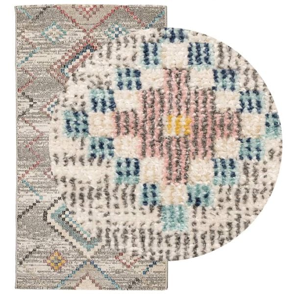 vidaXL Teppich ARBIZU Indoor und Outdoor Vintage-Design 80x150cm