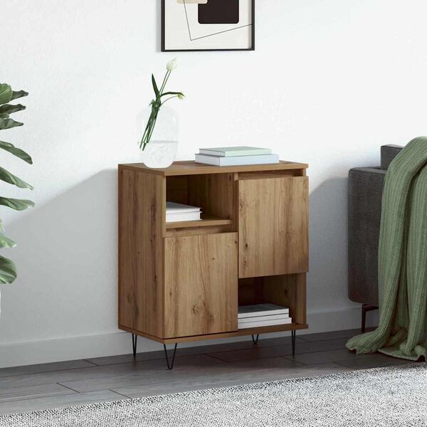 vidaXL Sideboard Artisan-Eiche 60 x 35 x 70 cm