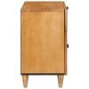 vidaXL Nachttisch mit Tür Hellbraun 50 x 33 x 60 cm Massivholz Akazie