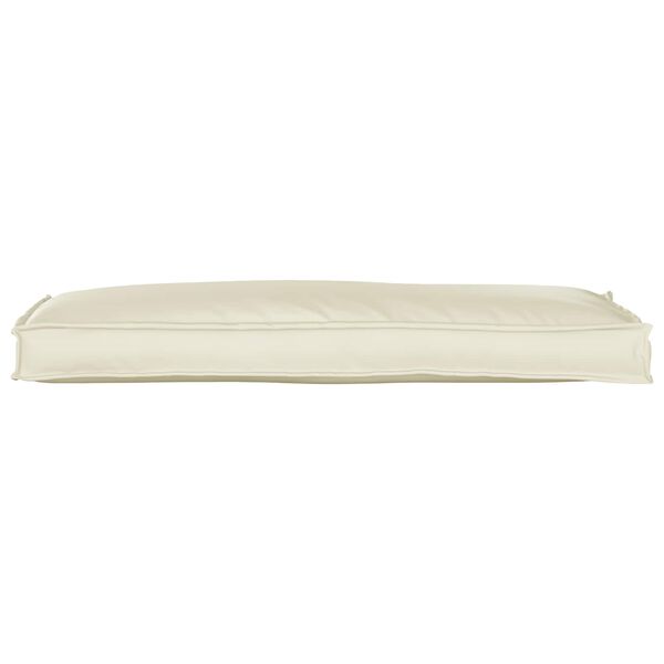 vidaXL Kissen Creme 110 x 40 x 8 cm Oxford-Stoff