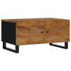 vidaXL Couchtisch 80x50x40 cm Massivholz Mango & Holzwerkstoff