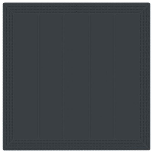 vidaXL Garten Essgruppe 3 pcs Anthrazit Polypropylen