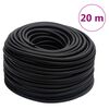 vidaXL Hybrid-Luftschlauch Schwarz 0,6" 20 m Gummi und PVC
