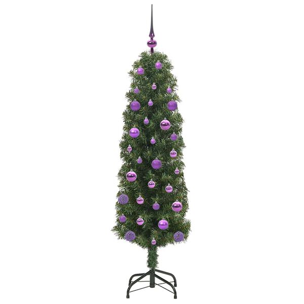 vidaXL K&uuml;nstlicher Weihnachtsbaum mit 150 LEDs mit St&auml;nder Gr&uuml;n 150 cm