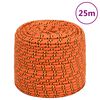 vidaXL Bootsseil Orange 10 mm 25 m Polypropylen