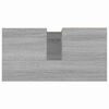 vidaXL Badschrank Grau Sonoma 65x33x60 cm Holzwerkstoff