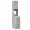vidaXL K&uuml;chenschrank Grau 35 x 50 x 180 cm Holzwerkstoff