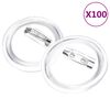 vidaXL Button-Set mit Anstecknadel 100 Stk. Acryl 37 mm